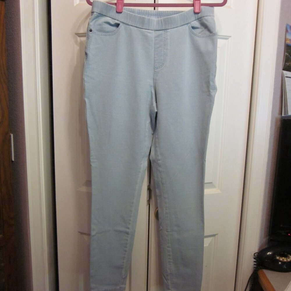 Denim & Co. Comfort Stretch Chambray Jeans Sz 10